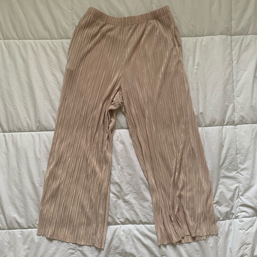 Zara cropped flowy pants